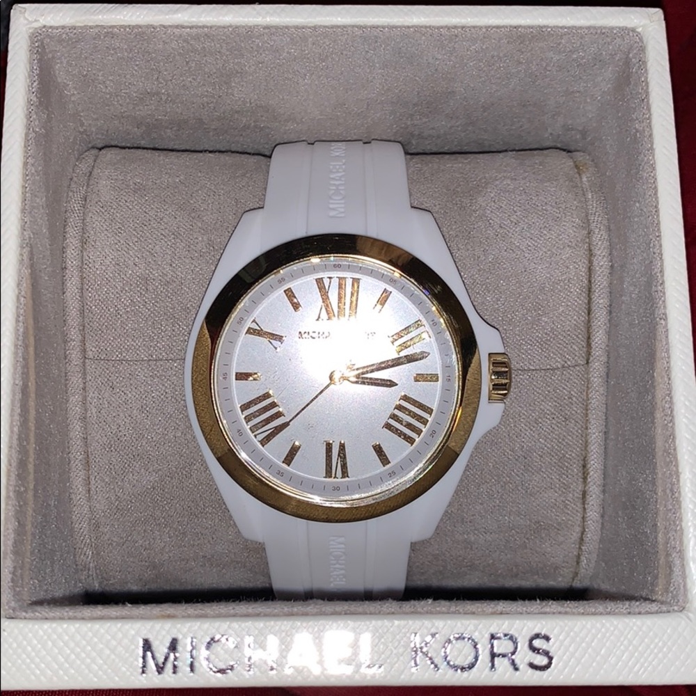 White MK watch